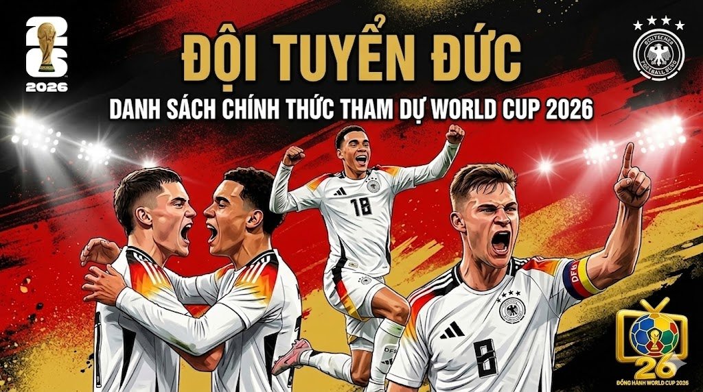 Đội Hình Đức World Cup 2026: Danh Sách Trụ Cột & Phân Tích Chiến Thuật