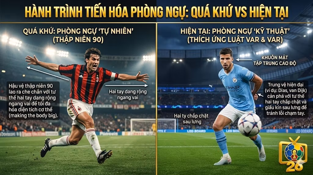 Giải Mã Luật Chạm Tay Trong Bóng Đá (Chuẩn IFAB Mới Nhất)