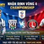 Hình ảnh nhận định trận đấu West Brom vs Charlton vòng 4 Championship lúc 01h45 ngày 03/09, phát sóng trực tiếp trên ThapcamTV.